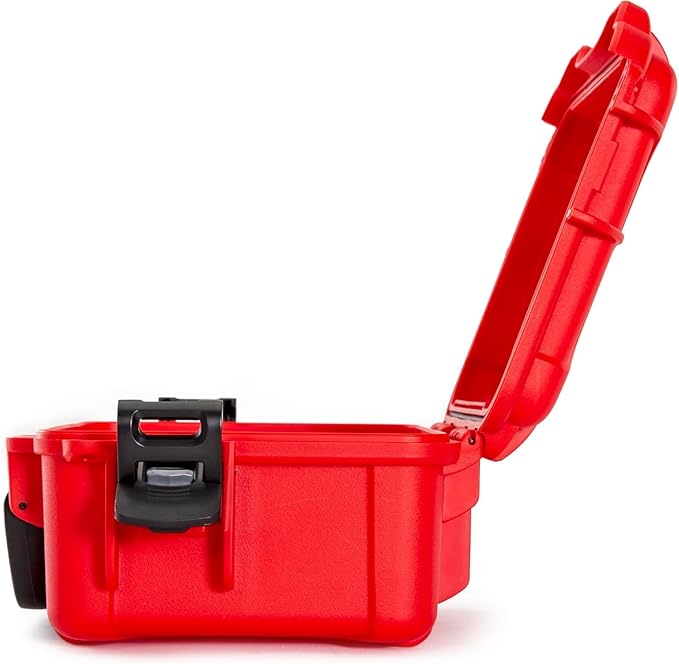 NANUK 904 Waterproof First Aid Box Empty – Durable, Medical First Aid Organizer Case, IP67-Rated, Dustproof, Impact-Resistant, and Floats (7.4" x 4.9" x 3.1") – Red