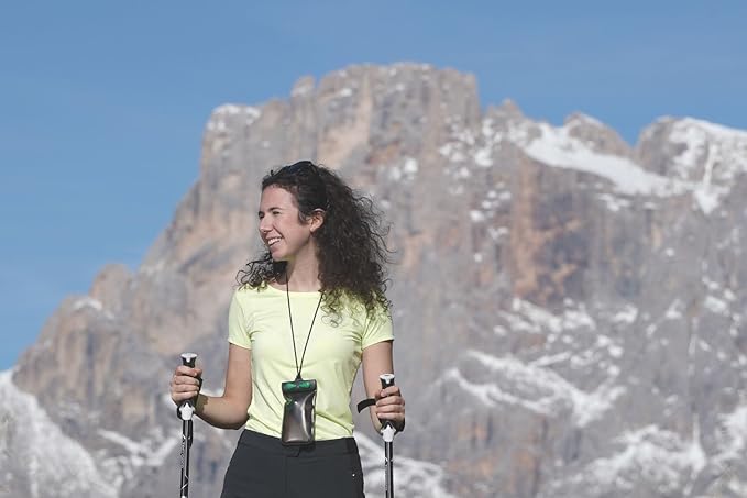 Aquapac Waterproof Phone Case - Black Plastic or Rubber Case for Cellular Phone - Waterproof Case for Music Theme - Whanganui Model