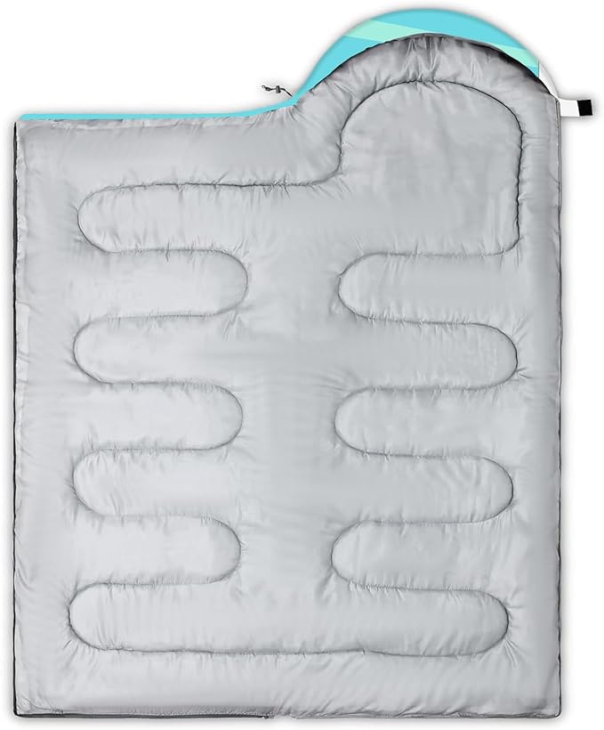 oaskys Camping Sleeping Bag - 3 Season Warm & Cool Weather - Summer Spring Fall Lightweight Waterproof for Adults Kids - Camping Gear Equipment, Traveling, and Outdoors