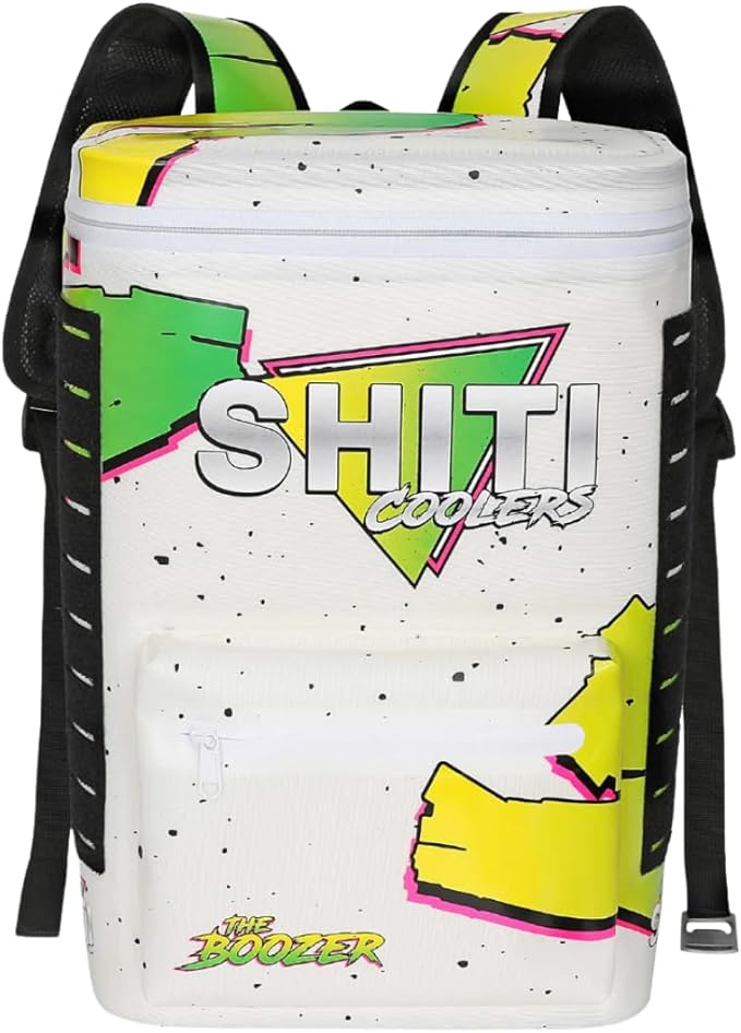 SHITI Coolers Cooler Backpack for Camping, Travel, Beach, Soft Lunch Box for Food, Drinks & Ice, Portable, Waterproof 24 Hr Insulated Bag with Shoulder Straps, Customizable