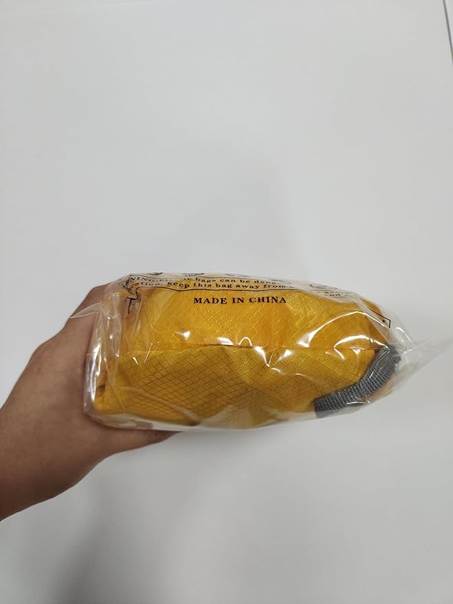 ZOMAKE Ultra Lightweight Hiking Backpack 20L, Packable Small Backpacks Water Resistant Daypack for Women Men(Yellow New)