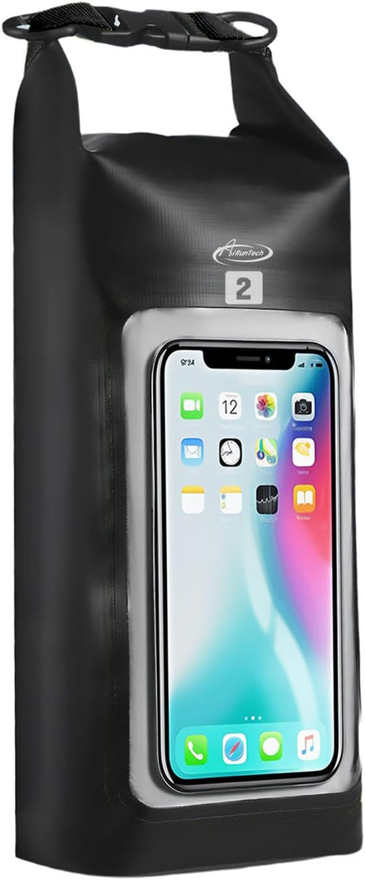 AiRunTech 2L Phone Dry Bag Travel Beach Bag Waterproof Sandproof Tote Bags Swimming Pool Bag Cruise Beach Essentials for Vacation Must Haves