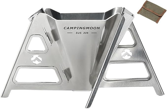 CAMPINGMOON Collapsible Coffee Dripper Pour Over Camping Outdoor 304 Stainless Steel COF-01