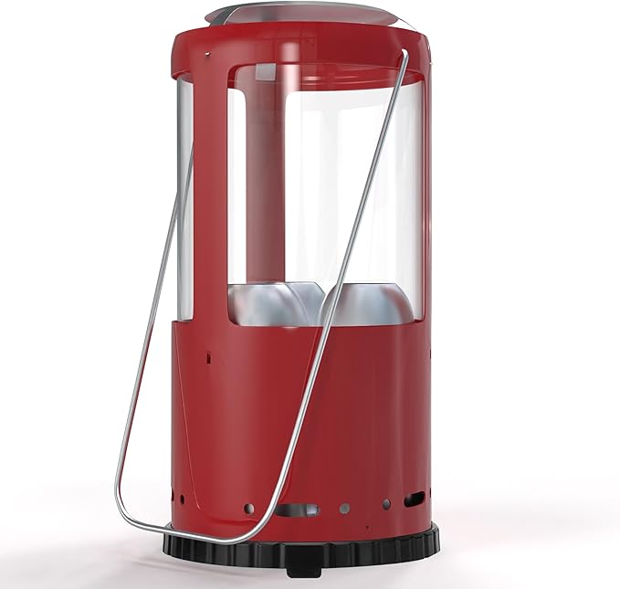 Outdoor Candle Lantern Holder for Real Candles (Candles Not Included) - Windproof Emergency Lantern with Handle, Safe for Camping, Blackouts, Decor - Survival Gear & Home Use