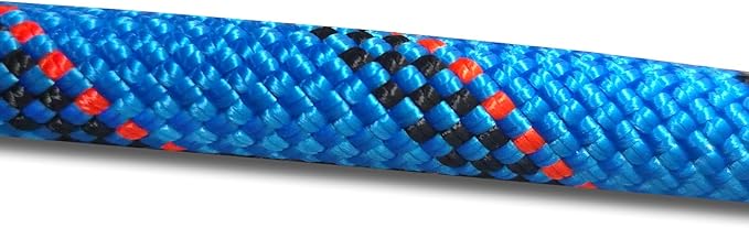 Static Climbing Rope 11mm UIAA Static Line - 45M (150ft) Nylon Kern Mantle Rope for Escape, Rock, Mountain, Tree Climbing, Hauling, Rescue