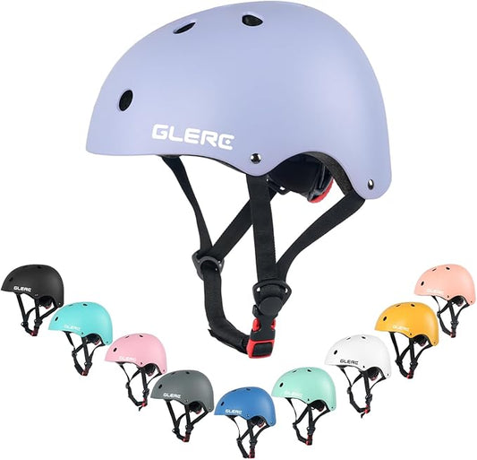 Glerc Warrior Kids Bike Helmet, Adjustable Toddler Helmet for Age 3-16 Years Boys Girls, Sport Helmet for Skateboard Scooter Skating Skiing Climbing & Lightweight, Multiple Colors