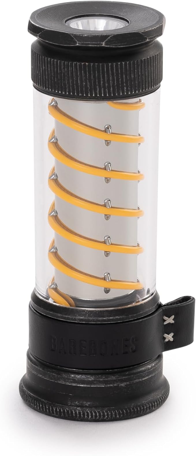 Barebones Edison Light Stick – Tumbled Steel, USB Rechargeable LED Lantern and Flashlight with 7 Modes, 40+ Hour Run Time, Camping Essentials Without Magnetic Base