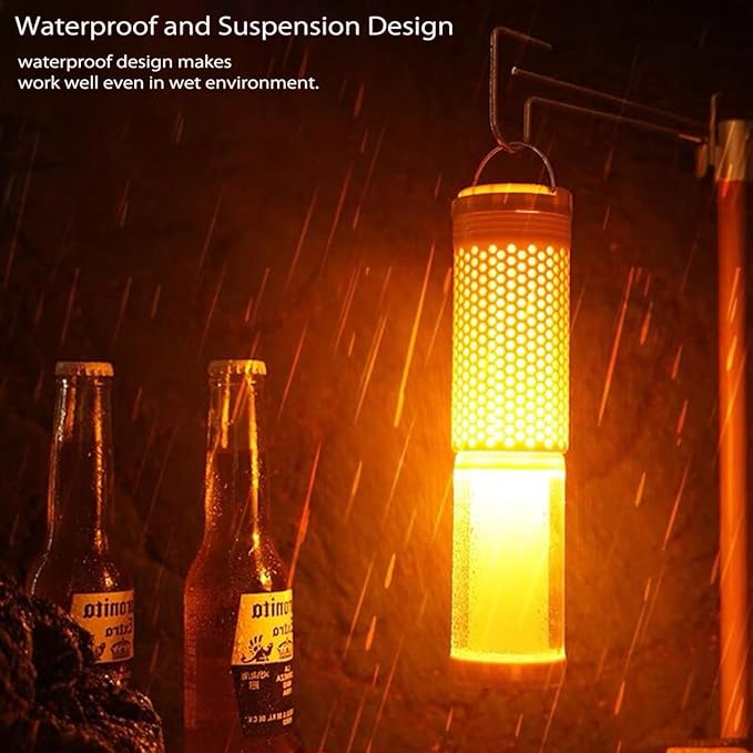 Camping Light Rechargeable Telescopic,Magnetic Camping Lantern, Waterproof Dimmable Camping Essential Flashlights, Camping Lamp for Emergency, Fishing, Hiking