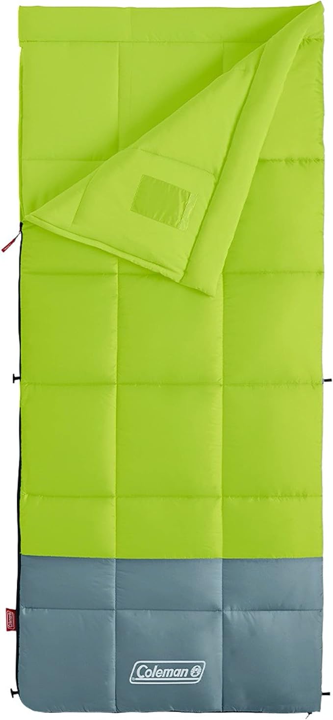 Coleman Kompact Sleeping Bag, Indoor/Outdoor Lightweight Sleeping Bag for Adults, 20°F/30°F/40°F Options for Camping, Hiking, Backpacking with Included Compression Sack