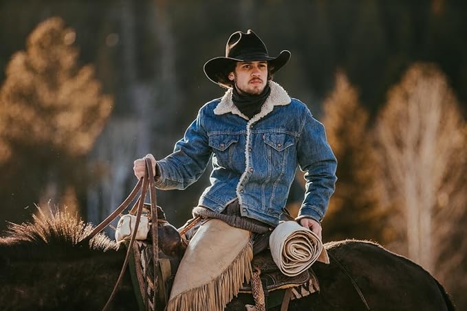 TrailMax Canvas Cavalry-Style Cowboy Bedroll; Premium Lined Sleeping Bag Cover; Durable 12oz Canvas; Comfy Flannel Liner; Winter Camping Sleeping Bed Roll; Cowboy Bed Roll for Camping