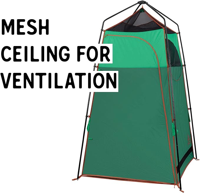 Kelty Discovery H2GO Privacy Shelter, Campsite Shower and Changing Shelter, Zippered Entry, Steel Pole Frame, Freestanding