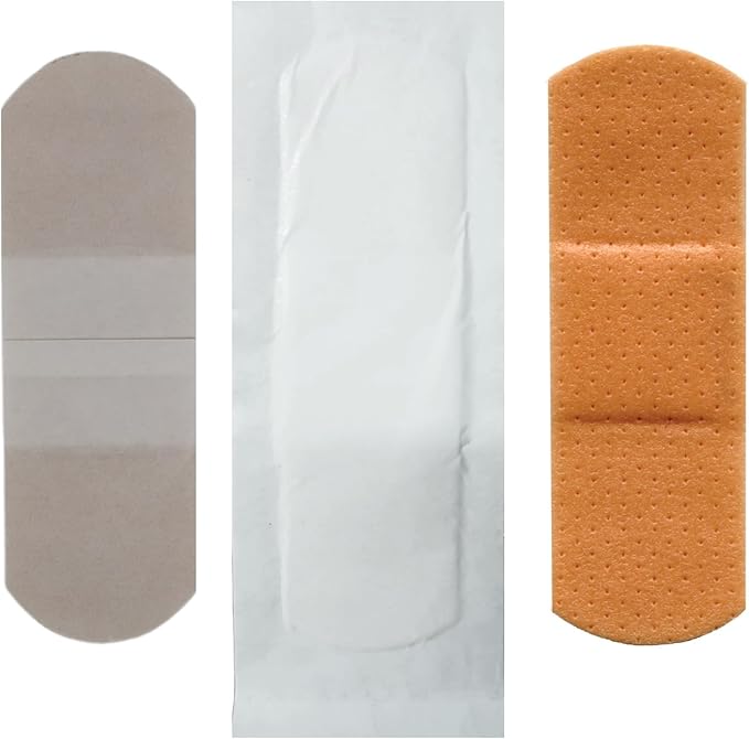 200 Sheer Plastic Flexible Adhesive Bandages with Non-Stick Pad - Strong Sterile 1’’x3’’ Bandage for Wound Care for First Aid Kits - Latex Free Long Lasting Dressing for Cuts and Abrasions (2x100)