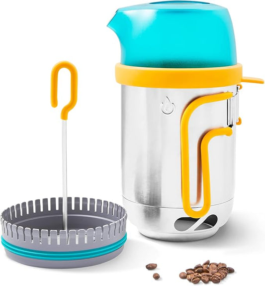 BioLite, CampStove KettlePot & Coffee Set, Stainless Steel Cookware Accessory for Camping & Outdoors