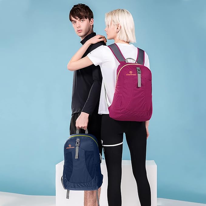 sinotron 22L Lightweight Packable Hiking Backpack, Small Hiking Backpack Day Pack for Women Men Travel Camping Vacation