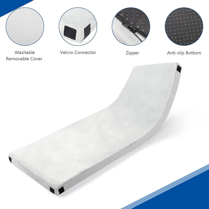 Outvita Sleeping Pad, Portable Camping Mat, CertiPUR-US Memory Foam Camping Mattress, Roll Up Floor Bed for Tent, Cot, Truck, Car, Outdoor Travel w/Portable Bag (3" with Pillow / 2.5" Without Pillow)