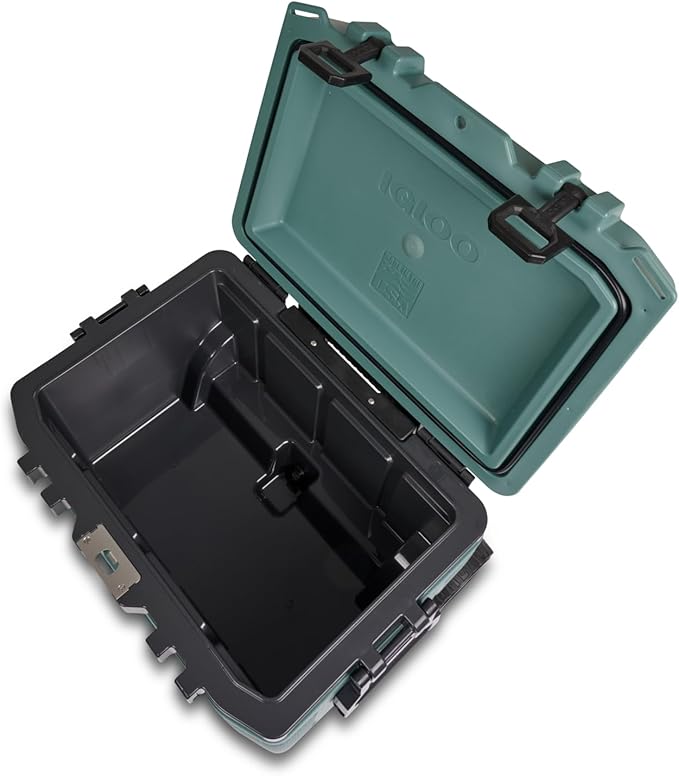 Igloo Trailmate 52Qt Wheeled Cooler, Insulated Hard Shell Ice Chest, Spruce
