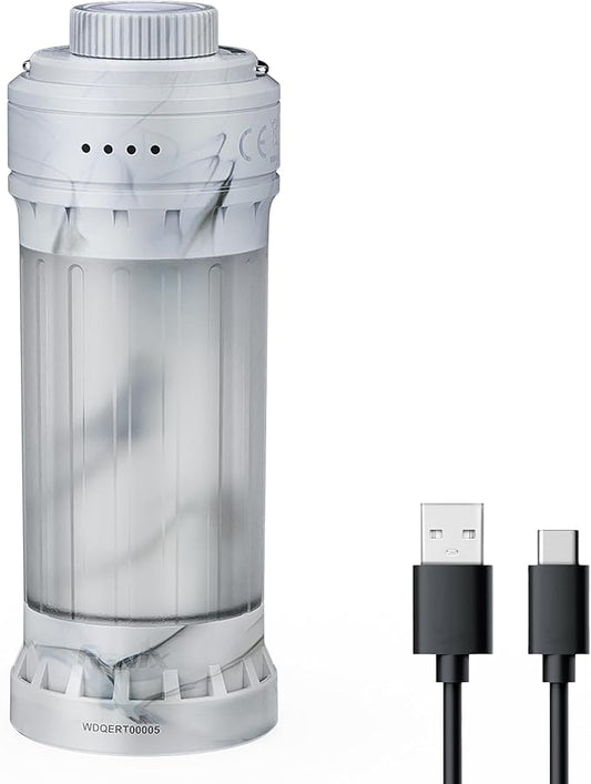 Fenix CL22R 500 Lumen Compact Lantern, USB-C Rechargeable and Multifunctional with Red Light and Colorful Ambient Lights for Camping, Hiking, Fishing (Iceberg White)