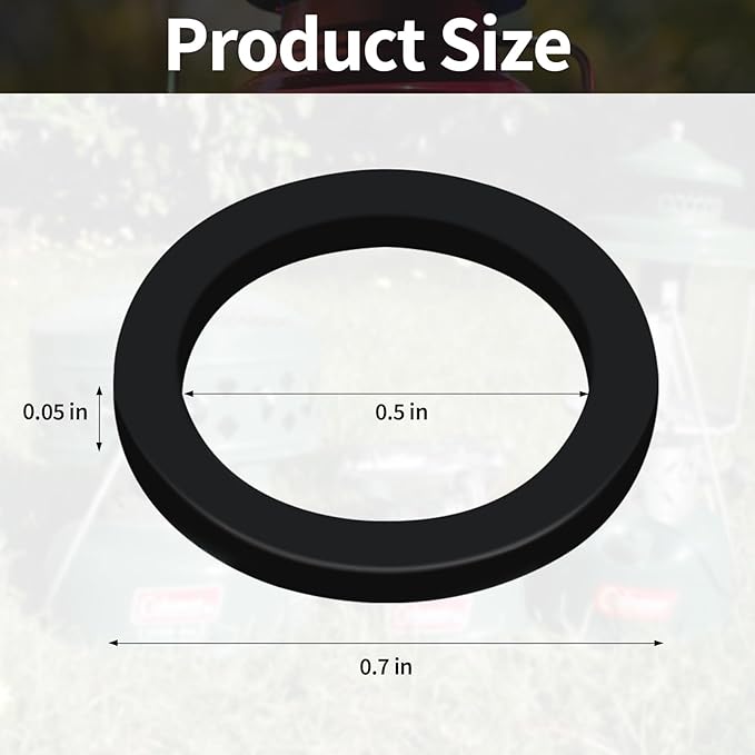 Fuel Cap Seals for Coleman 220 Lanterns and Stoves Fuel Caps 12-Pack (NO.2)