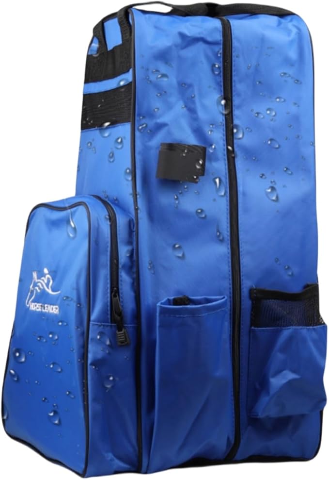 Tall Boot and Helmet Carrier - Waterproof 3 in 1 Equestrian Travel Bag for Horse Riding, Large Capacity, English Bag Carry All