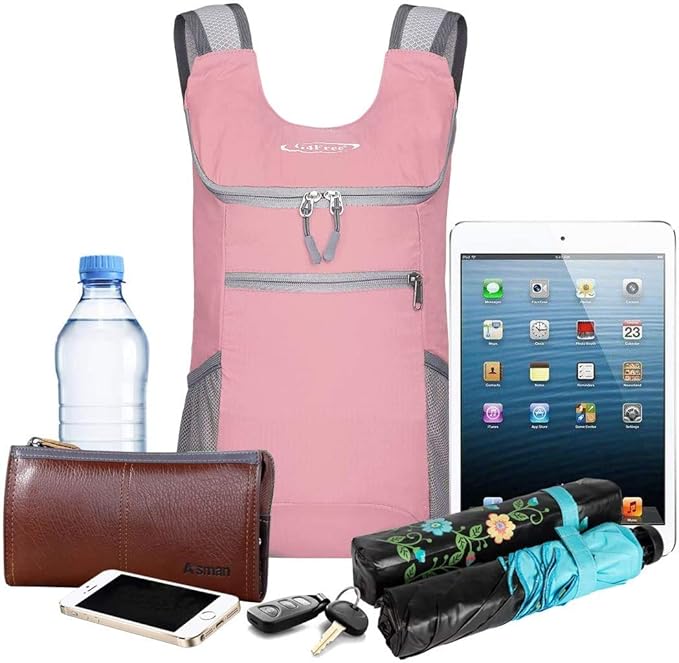 G4Free Lightweight Packable Hiking Backpack for Men Women Small Hiking Daypacks Foldable Shoulder Pack Casual Outdoor Bag 11L