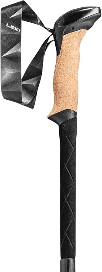 LEKI Black Series FX Carbon Collapsible Lightweight Walking Poles for Trekking & Hiking