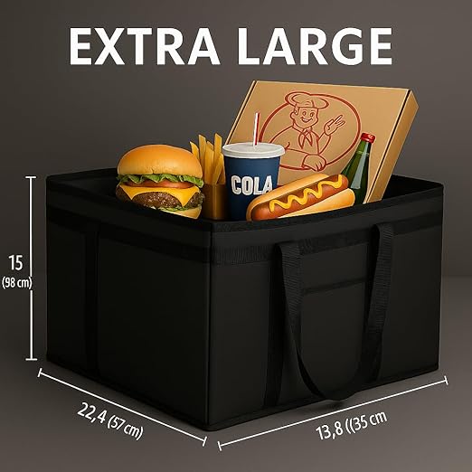 musbus Additional Bottom Plate 2-Pack XXXL Insulated Food Delivery Bag Cooler Bags Keep Food Warm Catering Therma for doordash Catering Cooler Bags Keep Food Warm Catering