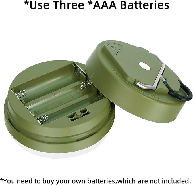 LED Camping Lantern, 1000LM Battery Power Camping Lights, Red Light, IPX4 Waterproof Tent Light, 5 Mode, Portable Flashlight for Power Outage, Emergency, Hurricane, Hiking