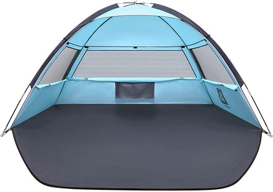 TOURIT Beach Tent 3 Person Instant Sun Shelter with UV Protection for Outdoor Family Beach, Hiking, Fishing