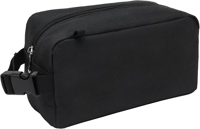 FlowFly Small Insulated Lunch box Portable Soft Bag Mini Cooler Thermal Meal Tote Kit with Buckle for Work, BlackWithBuckle