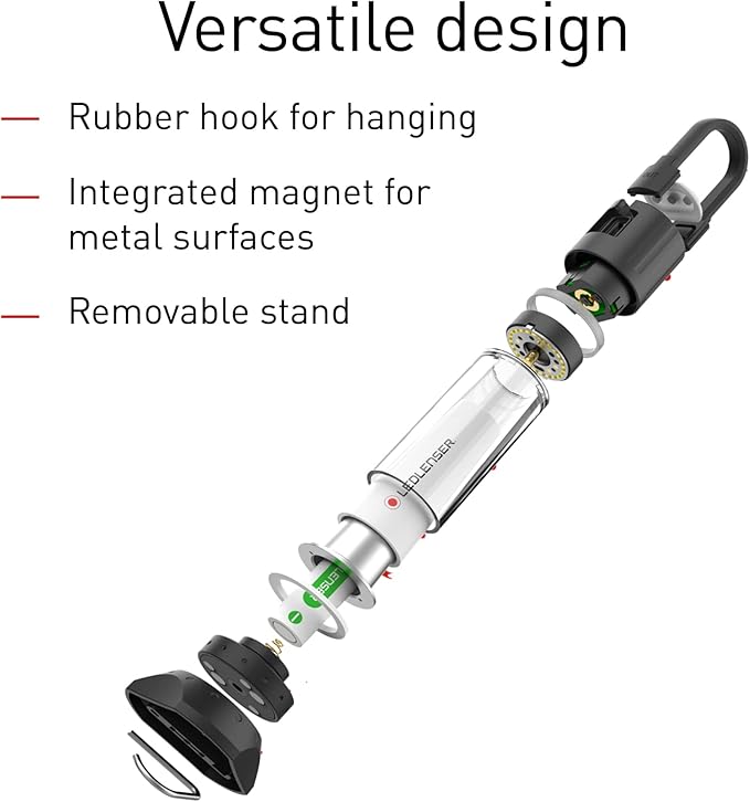 Ledlenser, ML6 Warm White Light Camping Lantern, LED with Micro Prism Technology, 750 Lumens, USB Rechargeable, Backpacking, Hiking, Camping, Black