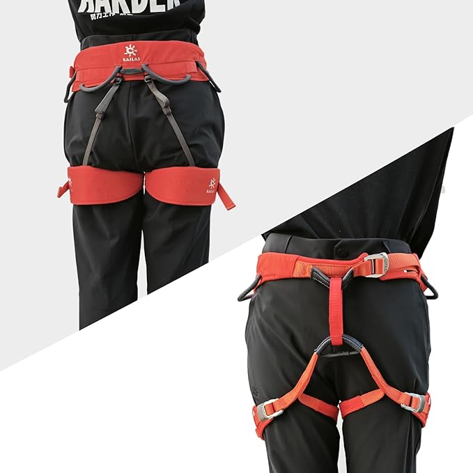 KAILAS B3 Rock Climbing Harness Men Adjustable Roofing Harness Indoor Climbing Rappelling Harness Women Protect Durable