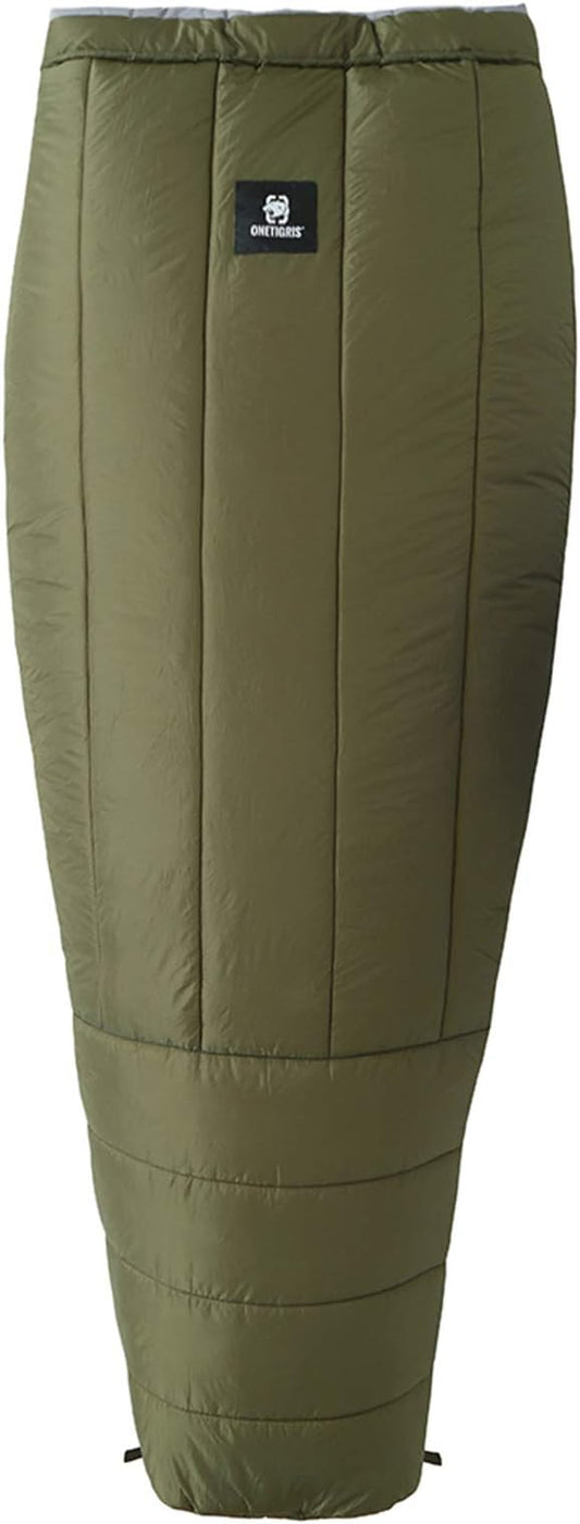 OneTigris Featherlite Ultralight Sleeping Quilt, Weighs 35oz, Warm Hammock Topquilt 40 Degree, with Footbox, Perfect for Outback Camping, Hiking, Backpacking and Hammocks