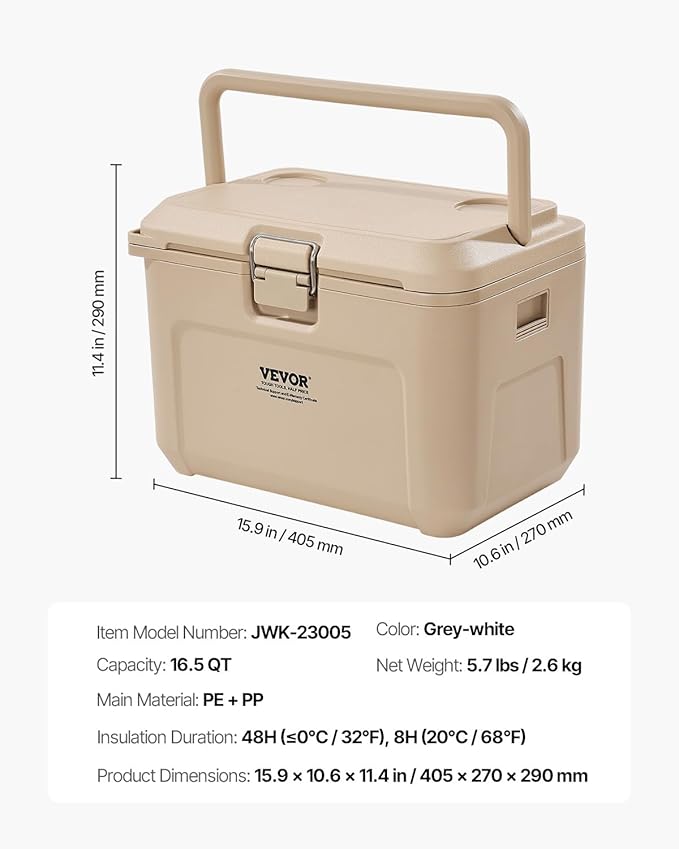 VEVOR Ultra-Light Hard Cooler