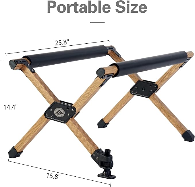 Ablazer Folding Cooler Stand with Carry Bag, Anti-Slip for Camping Hiking BBQ Cooking Picnic Outdoor, Light Weight Foldable Fridge Ice Box Holder