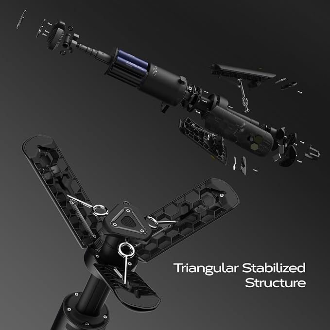 Camping Light Telescopic, Collapsible Magnetic Camping Lantern with 12000mAh Battery, Telescoping IPX6/IPX7 Waterproof Flashlights, Camping Lamp for Emergency, Camping, Hiking