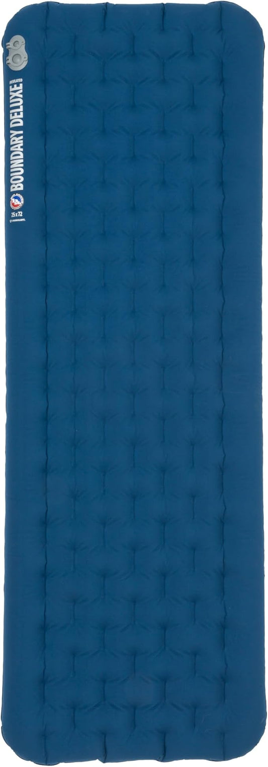 Big Agnes, Boundary Deluxe, Insulated Sleeping Pad, Long, Gibraltar Sea, (20X78)
