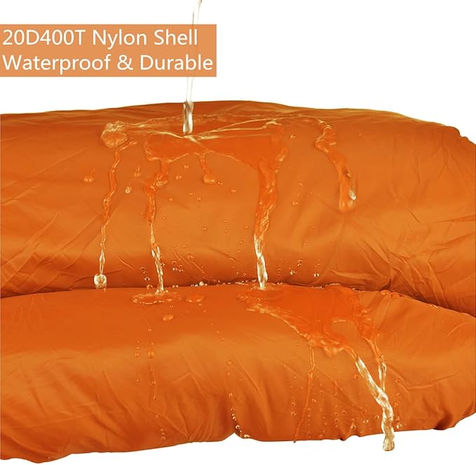 AGEMORE Ultralight Warm Weather Sleeping Bag, Portable Lightweight Waterproof Compact Sleeping Bag with Compression Sack, Fit for Kids Teens or Adults Outdoor Camping, Backpacking & Hiking