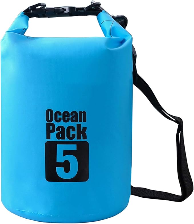 2L/3L/5L/10L/15L/20L/30L 500D Tarpaulin Heavey-Duty PVC Water Proof Dry Bag Sack for Kayaking/Boating/Canoeing/Fishing/Rafting/Swimming/Camping/Snowboarding