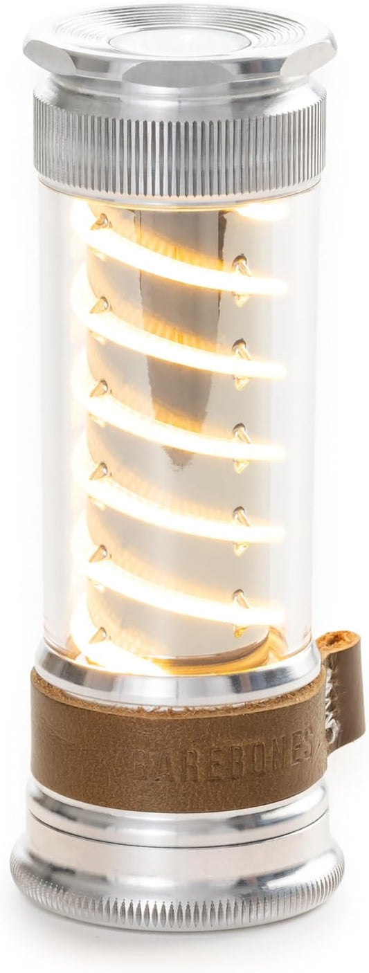 Barebones Edison Light Stick – Aluminum, USB Rechargeable LED Lantern and Flashlight with 7 Modes, 40+ Hour Run Time, Camping Essentials with Magnetic Base