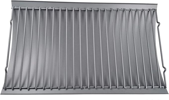 DcYourHome 27 inch Ash Pan for Chargriller 1224, 1324, 1321, 1329, 2121, 2222, 2727, 2828, 2929, E1224 200048 Charcoal Grill Tray, Charbroil 17302056 Ash Pan Replacement Parts Char Griller Fire Grate