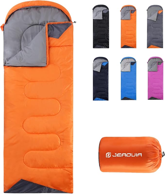 Sleeping Bags for Adults Backpacking Lightweight Waterproof- Cold Weather Sleeping Bag for Girls Boys Mens for Warm Camping Hiking Outdoor Travel Hunting with Compression Bags