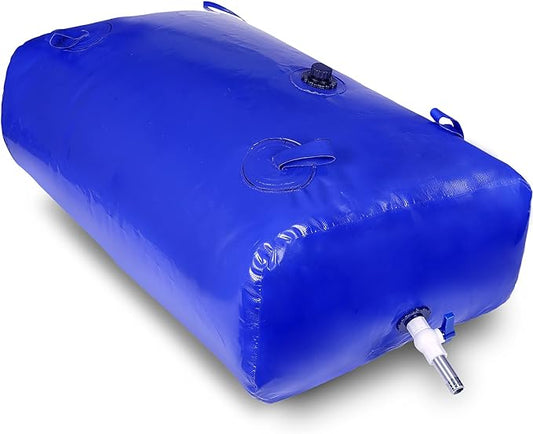 2000 L/528 gal Water Bladder Storage Containers, Foldable Portable Water Tank Large Capacity Soft Water Bag, Drought Resistance, Fire Prevention, Emergency Water