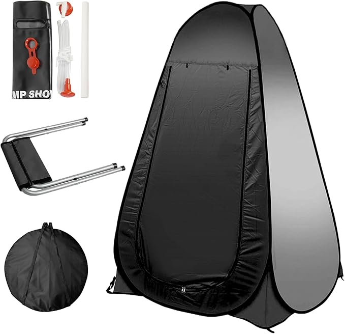Pop Up Privacy Shower Tent Portable Outdoor Sun Shelter Camp Toilet Changing Dressing Room