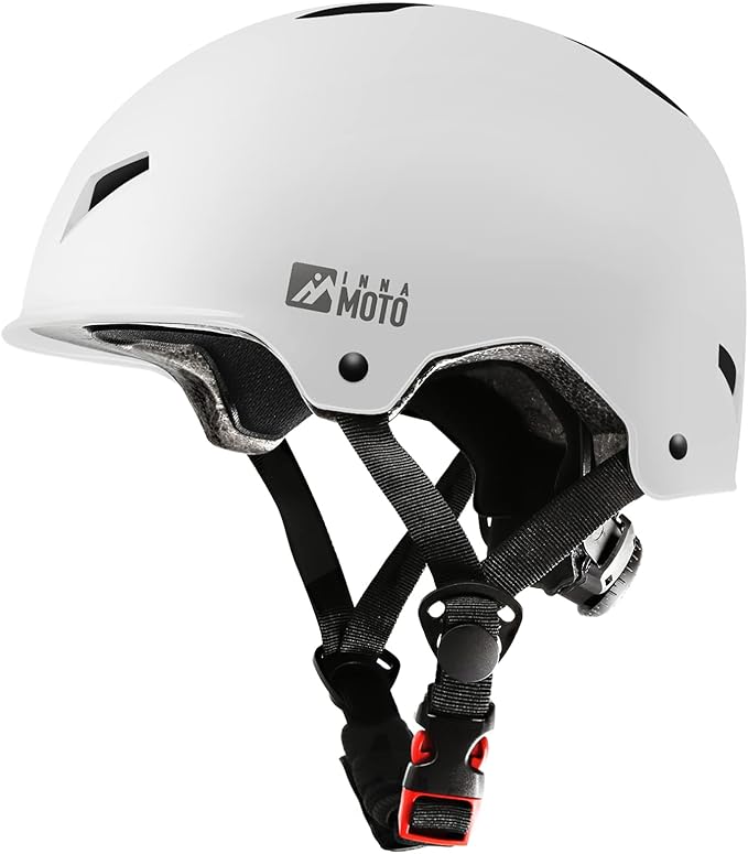 Skateboard Helmet for Adults - Adjustable Certified Safety Adults Helmet for Skateboarding Bike Bicycle Scooter Cycling Skate Skating Multisport Helmets for Women Men Boys Girls Kids Youth