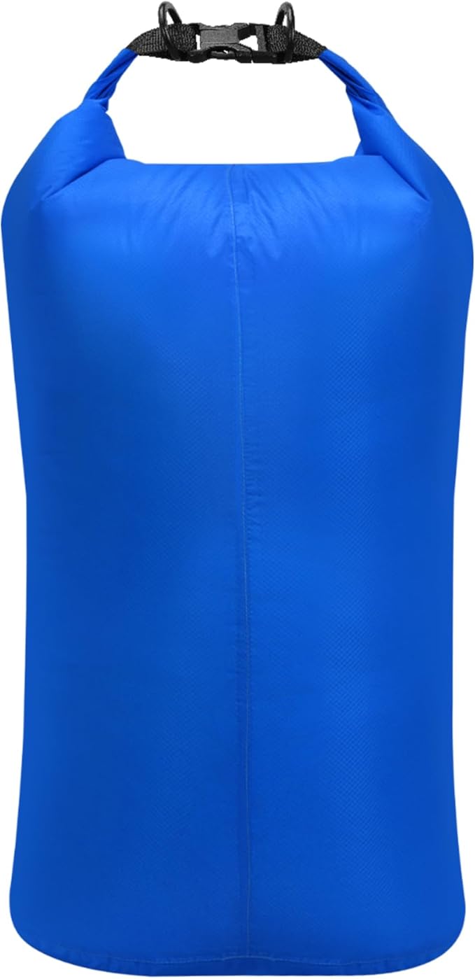 Desoto Waterproof Dry Bag - Roll Top Waterproof Backpack Sack Keeps Gear Dry, PU5000mm, for Kayaking,Boating, Hiking, Camping (Blue, 20L)