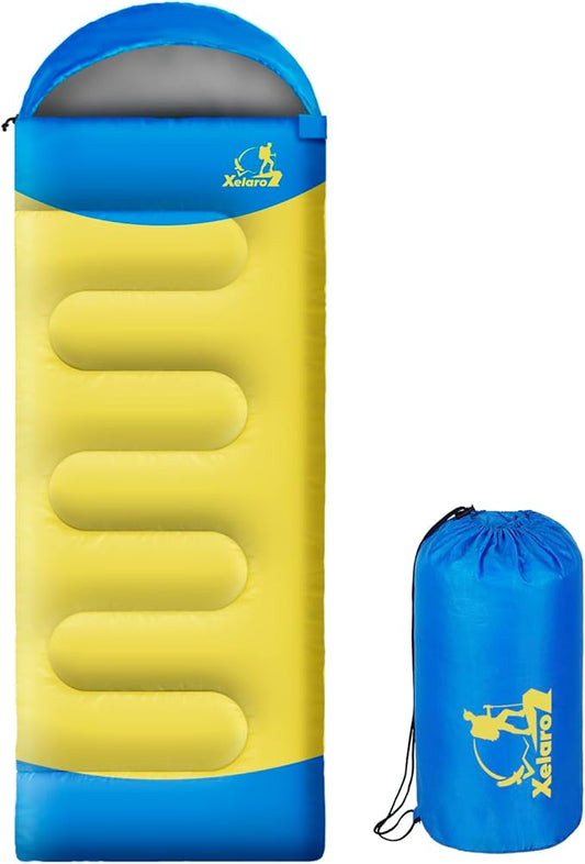 Sleeping Bags for Adults Kids - 3 Season Cold&Warm Weather Waterproof Camping Sleeping Bags - Lightweight Sleeping Bags for Camping Hiking Outdoor Travel