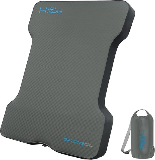 LOSTHORIZON Truck Bed Camping Air Mattress with Foam, Self Inflating Sleeping Pad for Full Size 6-6.5FT with Pump Sack, 4.5" Thick