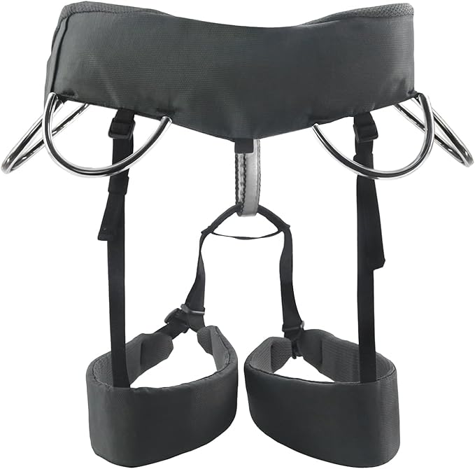 NewDoar Climbing Harness, Mountaineering Rock Climbing Harness, Half Body Harness for Rappelling Fire Rescuing Tree Climbing