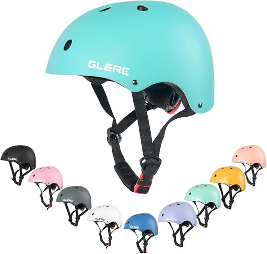 Glerc Warrior Kids Bike Helmet, Adjustable Toddler Helmet for Age 3-16 Years Boys Girls, Sport Helmet for Skateboard Scooter Skating Skiing Climbing & Lightweight, Multiple Colors