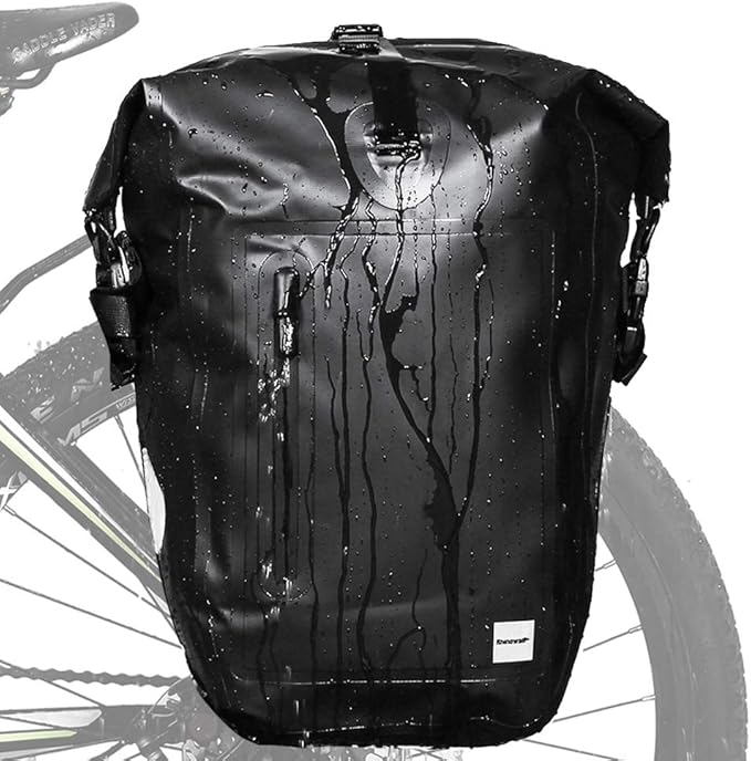 Rhinowalk Bike Bag Waterproof Bike Pannier Bag,(for Bicycle Cargo Rack Saddle Bag Shoulder Bag Laptop Pannier Rack Bicycle Bag Professional Cycling Accessories)